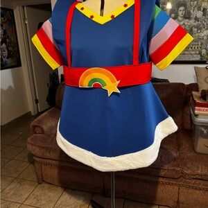 Plus Size Rainbow Bright Costume with Accessories!